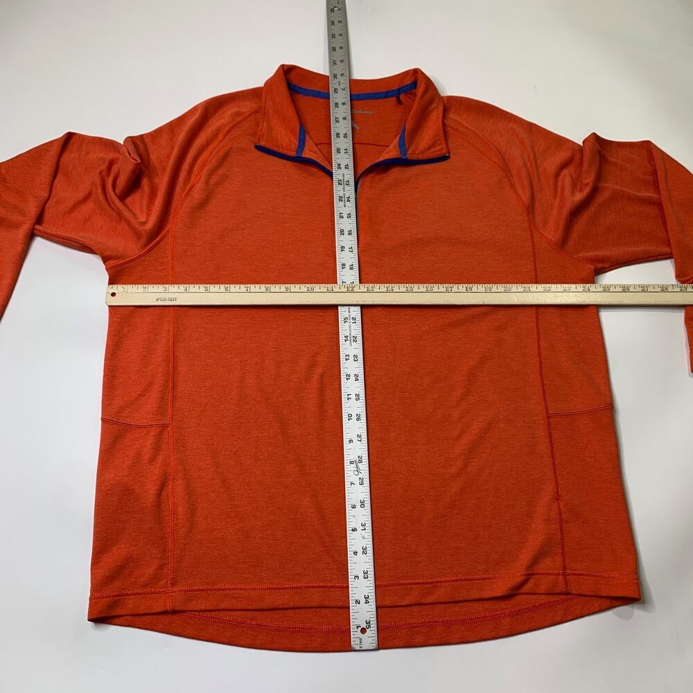 Tommy Bahama Sweatshirt Mens XL Extra Large Firewall Quarter Zip Pullover Mock - Picture 5 of 10